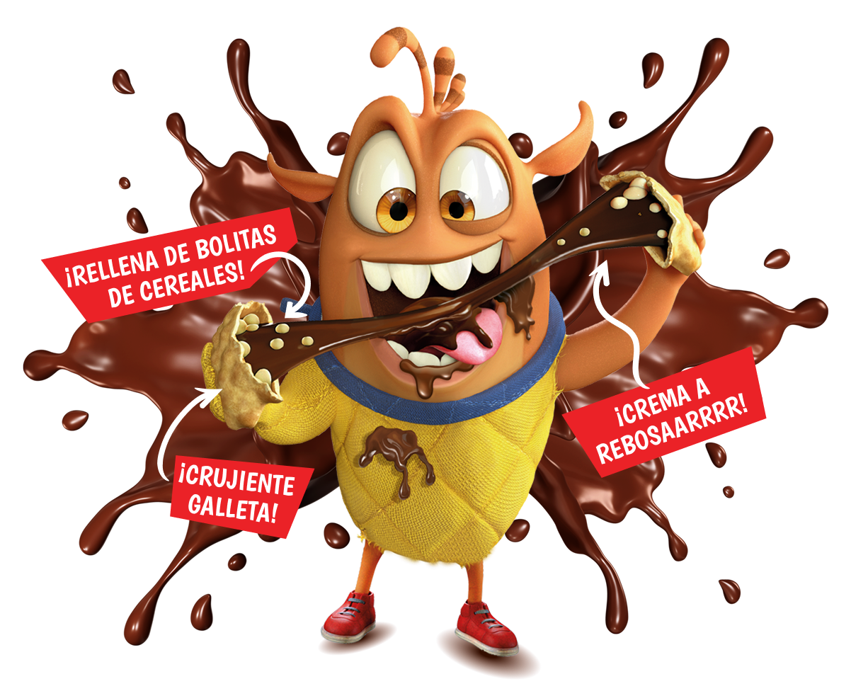 Fleky comiendo un Flakes Bombazo